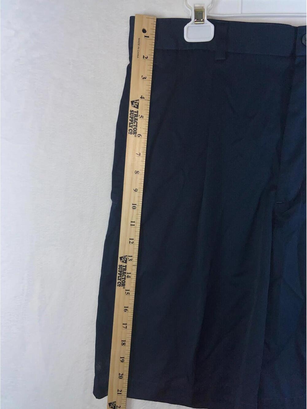 Nike Shorts Men 36 Navy Blue Pleated Twill Golf Performance Active Grandpa Dad - Picture 3 of 10